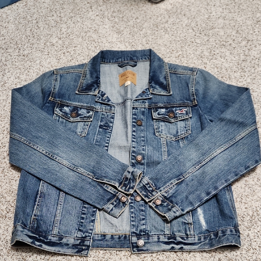 Hollister Classic Blue Jean Jacket for Women